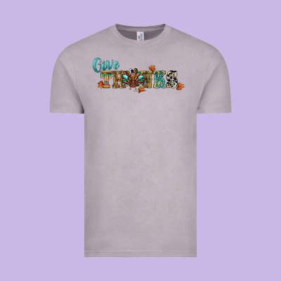 Give Thanks Vintage Tee Designed By Ranaportraitstore