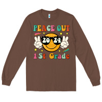Chestnut peace out 2024 1st grade Long Sleeve Tee - JahusDesignShop