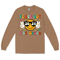 Toasted Coconut peace out 2024 1st grade Long Sleeve Tee - JahusDesignShop