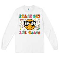 White peace out 2024 1st grade Long Sleeve Tee - JahusDesignShop