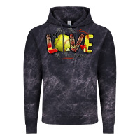 Cloud Black for the love of the game softball Vintage Hoodie - Zillion Design Studio