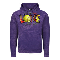Cloud Purple for the love of the game softball Vintage Hoodie - Zillion Design Studio