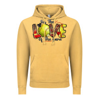Vintage Mustard for the love of the game softball Vintage Hoodie - Zillion Design Studio