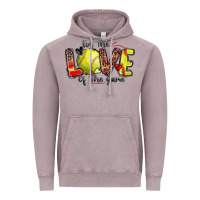 Vintage Zinc for the love of the game softball Vintage Hoodie - Zillion Design Studio