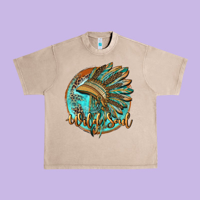 Wild Soul Urban Heavy Tee Designed By Barkaloodesign