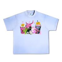 Grape Ice neon western coffee cups Urban Heavy Tee - Zillion Design Studio