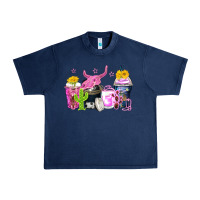 Navy neon western coffee cups Urban Heavy Tee - Zillion Design Studio