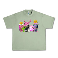 Oil Green neon western coffee cups Urban Heavy Tee - Zillion Design Studio