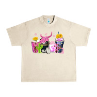 Sandshell neon western coffee cups Urban Heavy Tee - Zillion Design Studio