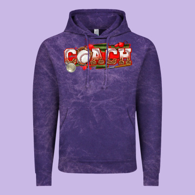 Vintage Hoodie baseball coach