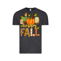 Vintage Black happy fall Vintage Tee - Zillion Design Studio