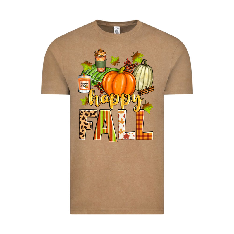 Happy Fall Vintage Tee by Zillion Design Studio | Teevron