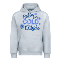 Heather Grey Baby It s Cold Outside Urban Hoodie - Bettercallsaul