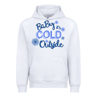 White Baby It s Cold Outside Urban Hoodie - Bettercallsaul