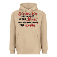 Mushroom grandchildren fill a space in your heart Heavyweight Hoodie - MaliasSmallBusiness