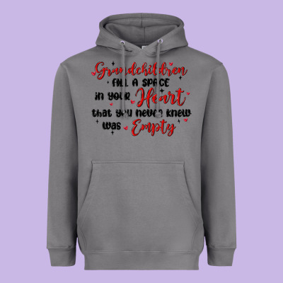 Grandchildren Fill A Space In Your Heart Heavyweight Hoodie Designed By Maliassmallbusiness