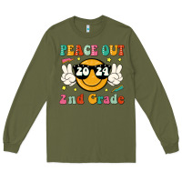 Army Green peace out 2024 2nd grade Long Sleeve Tee - JahusDesignShop