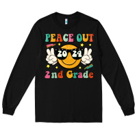 Black peace out 2024 2nd grade Long Sleeve Tee - JahusDesignShop