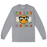 Heather Grey peace out 2024 2nd grade Long Sleeve Tee - JahusDesignShop