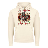 Vintage Artic Christmas life is better with a pittie Vintage Hoodie - JahusDesignShop