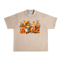 French Oak pumpkin spice latte coffee cups Urban Heavy Tee - Zillion Design Studio