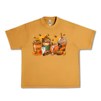 Peanut Butter pumpkin spice latte coffee cups Urban Heavy Tee - Zillion Design Studio