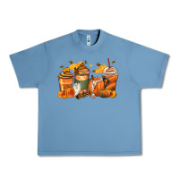 Pebble Blue pumpkin spice latte coffee cups Urban Heavy Tee - Zillion Design Studio