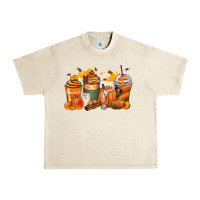 Sandshell pumpkin spice latte coffee cups Urban Heavy Tee - Zillion Design Studio
