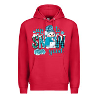 Cardinal up to snow good and cute snowman Premium Hoodie - BundleAndBundleShop
