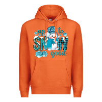 Carrot up to snow good and cute snowman Premium Hoodie - BundleAndBundleShop