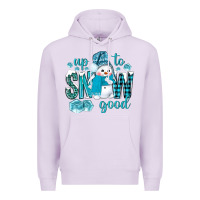 Lilac up to snow good and cute snowman Premium Hoodie - BundleAndBundleShop