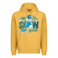 Mustard up to snow good and cute snowman Premium Hoodie - BundleAndBundleShop