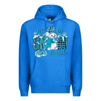 True Royal up to snow good and cute snowman Premium Hoodie - BundleAndBundleShop