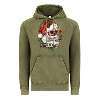 Vintage Olive Kinda merry kinda scary Vintage Hoodie - RanaPortraitStore