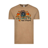 Vintage Coffee thankful and blessed Vintage Tee - RanaPortraitStore