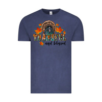 Vintage Denim thankful and blessed Vintage Tee - RanaPortraitStore