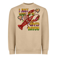 Mushroom mardi gras i just want to be loved bayou crawfish Heavyweight Sweatshirt - RanaPortraitStore
