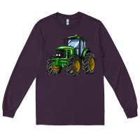 Plum farm tractor Long Sleeve Tee - AdoDesignShop