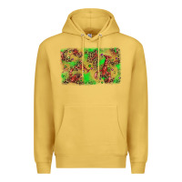 Antique Gold mardi gras crawfish and glitter background Premium Hoodie - AdoDesignShop