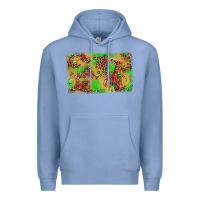 Colony Blue mardi gras crawfish and glitter background Premium Hoodie - AdoDesignShop