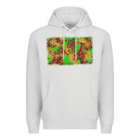 Dove Grey mardi gras crawfish and glitter background Premium Hoodie - AdoDesignShop