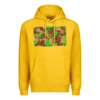 Lemon mardi gras crawfish and glitter background Premium Hoodie - AdoDesignShop