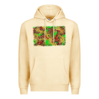 Pina Colada mardi gras crawfish and glitter background Premium Hoodie - AdoDesignShop