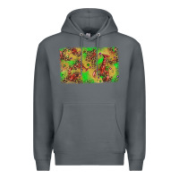 Rock mardi gras crawfish and glitter background Premium Hoodie - AdoDesignShop