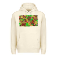 Sandshell mardi gras crawfish and glitter background Premium Hoodie - AdoDesignShop