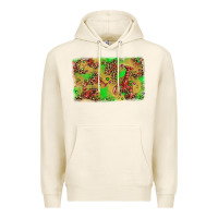 Tofu mardi gras crawfish and glitter background Premium Hoodie - AdoDesignShop