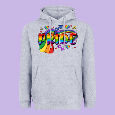 Pride Heavyweight Hoodie Designed By Maliassmallbusiness