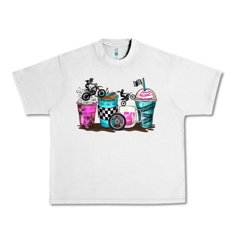 Motocross Coffee Cups Urban Heavy Tee by Zillion Design Studio | Teevron