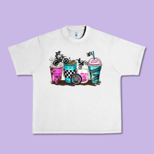 Motocross Coffee Cups Urban Heavy Tee Designed By Zillion Design Studio