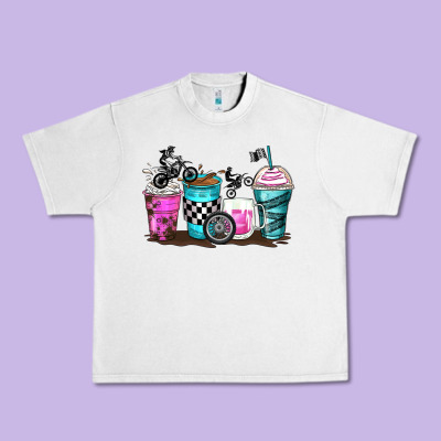 Motocross Coffee Cups Urban Heavy Tee Designed By Zillion Design Studio
